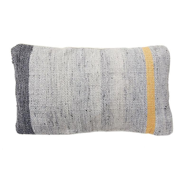 クッションカバー キリム柄 30ｘ50cm ボーダー柄 インド  長方形 横長 ピロー 背もたれ ソファ ベッド アウトドア 車内 おしゃれ かっこいい 北欧 西海岸 34480 | ブランド登録なし | 16