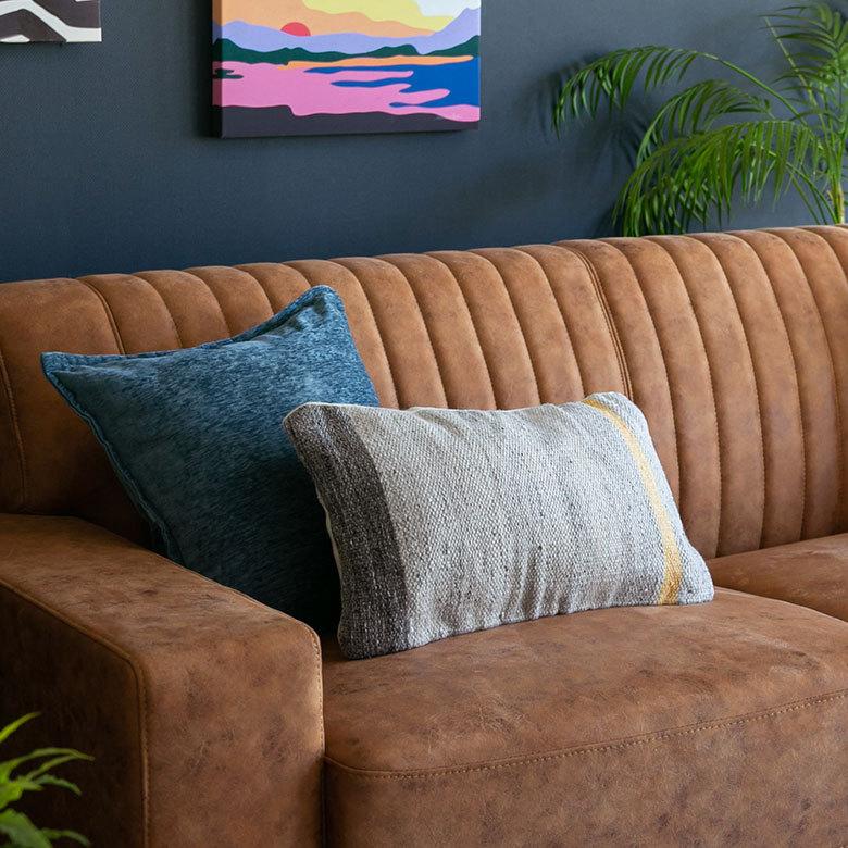 クッションカバー キリム柄 30ｘ50cm ボーダー柄 インド  長方形 横長 ピロー 背もたれ ソファ ベッド アウトドア 車内 おしゃれ かっこいい 北欧 西海岸 34480 | ブランド登録なし | 04