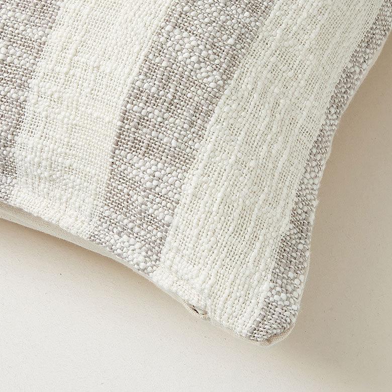 クッションカバー コットンウーブン 45ｘ45cm ボーダー柄 インド  正方形 四角 ソファ ベッド アウトドア 車内 リビング おしゃれ 北欧 西海岸 ビーチ 34482 | ブランド登録なし | 12