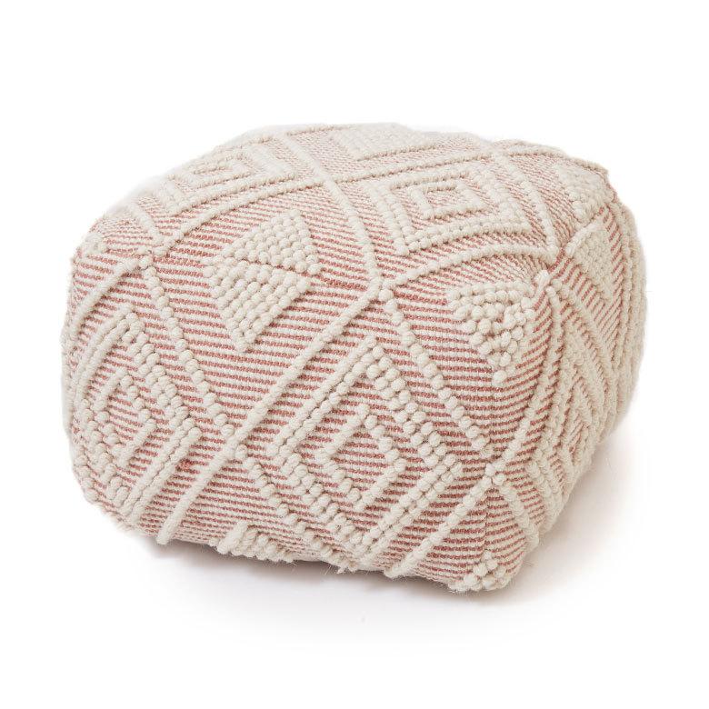 プフ クッション オットマン スツール インド 幾何柄 ジオメトリック Raha ラーハ フロア BOHO 北欧 リゾート モロッカン ボヘミアン アジアン 雑貨 34483-br | ELEMENTS（インテリア） | 20