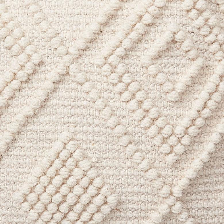 クッションカバー インド アイボリー 幾何柄 ジオメトリック ダイヤ柄 Raha ラーハ  正方形 四角 ベッド リビング 寝室 BOHO ボーホー モロッカン 34486-iv | ブランド登録なし | 01