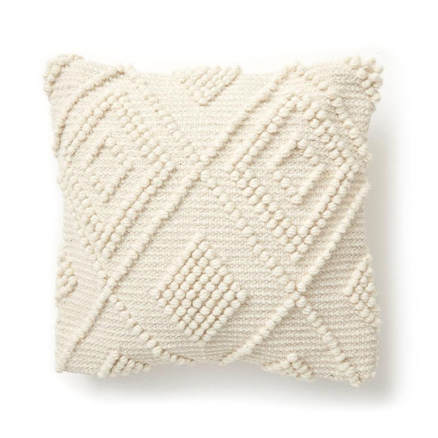 クッションカバー インド アイボリー 幾何柄 ジオメトリック ダイヤ柄 Raha ラーハ  正方形 四角 ベッド リビング 寝室 BOHO ボーホー モロッカン 34486-iv | ブランド登録なし | 19