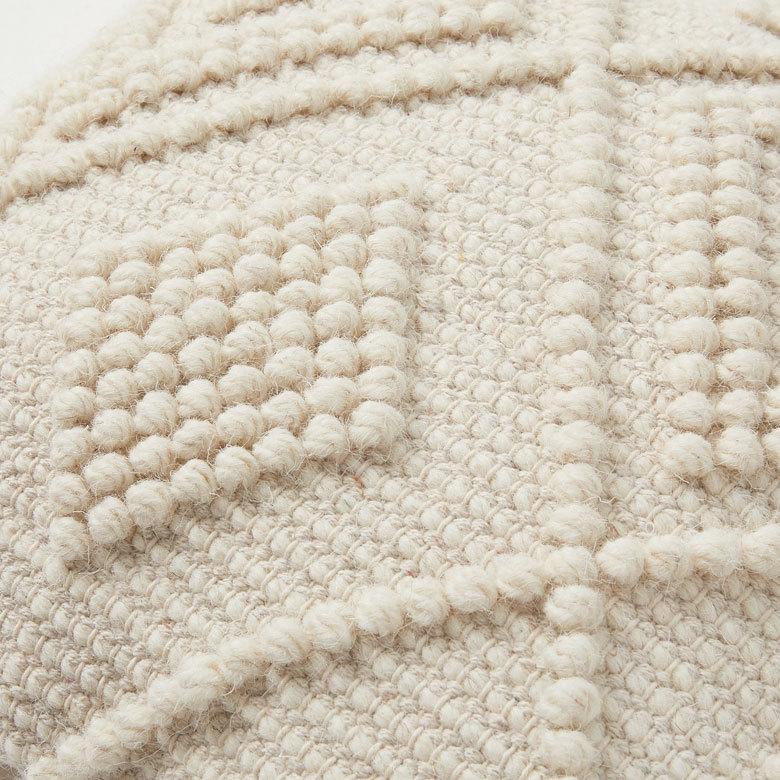 クッションカバー インド アイボリー 幾何柄 ジオメトリック ダイヤ柄 Raha ラーハ  正方形 四角 ベッド リビング 寝室 BOHO ボーホー モロッカン 34486-iv | ブランド登録なし | 06