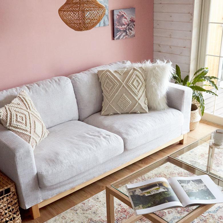 クッションカバー インド アイボリー 幾何柄 ジオメトリック ダイヤ柄 Raha ラーハ  正方形 四角 ベッド リビング 寝室 BOHO ボーホー モロッカン 34486-iv | ブランド登録なし | 09