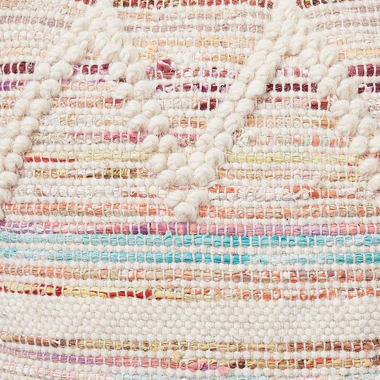 クッションカバー インド ナチュラル 幾何柄 ジオメトリック ダイヤ柄 Raha ラーハ 正方形 四角 45cm用 リビング BOHO ボーホー モロッカン 34487-mt | ブランド登録なし | 01