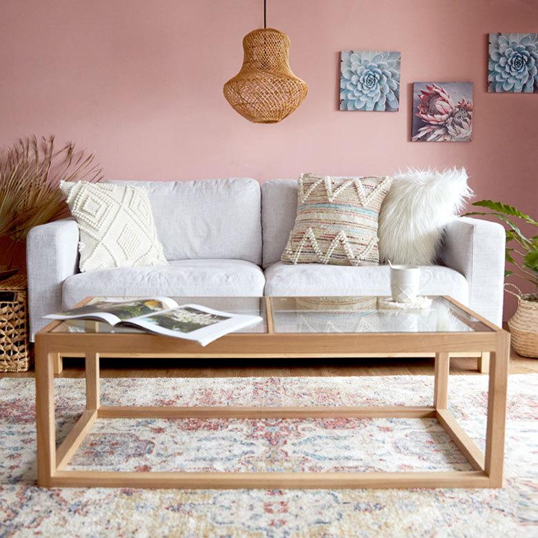 クッションカバー インド ナチュラル 幾何柄 ジオメトリック ダイヤ柄 Raha ラーハ 正方形 四角 45cm用 リビング BOHO ボーホー モロッカン 34487-mt | ブランド登録なし | 02