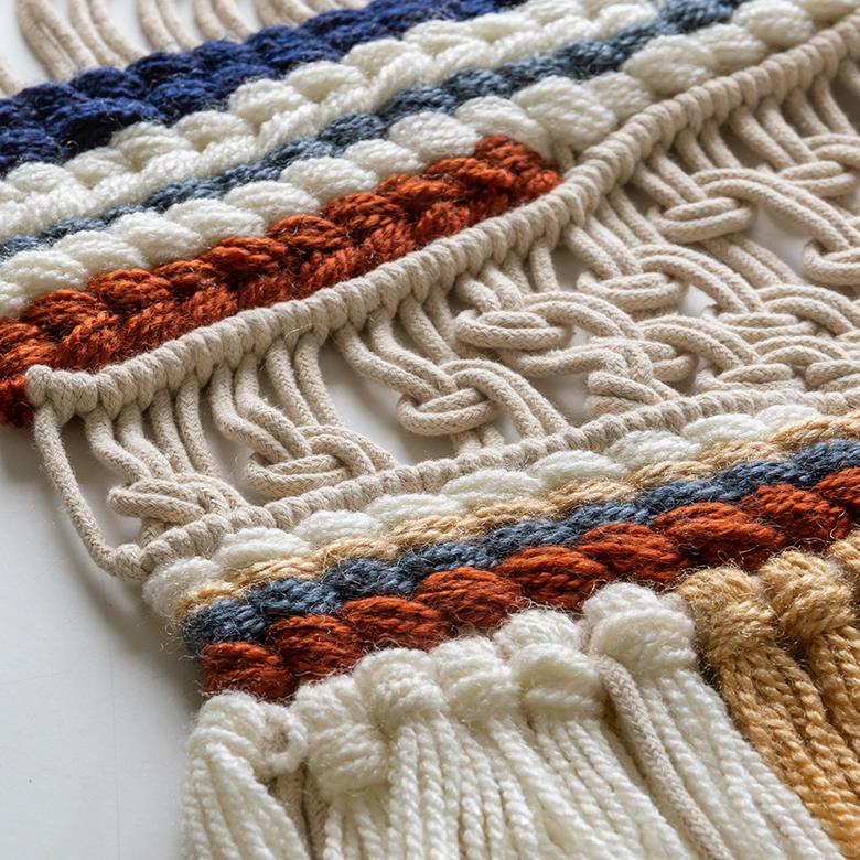 メール便対応 タペストリー マクラメ ロープ インテリア 壁飾り ウォール デコレーション おしゃれ 北欧 リゾート ナチュラル 韓国 雑貨 西海岸風 海 塩系 34494 | ELEMENTS（インテリア） | 11