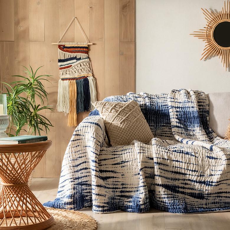 メール便対応 タペストリー マクラメ ロープ インテリア 壁飾り ウォール デコレーション おしゃれ 北欧 リゾート ナチュラル 韓国 雑貨 西海岸風 海 塩系 34494 | ELEMENTS（インテリア） | 09