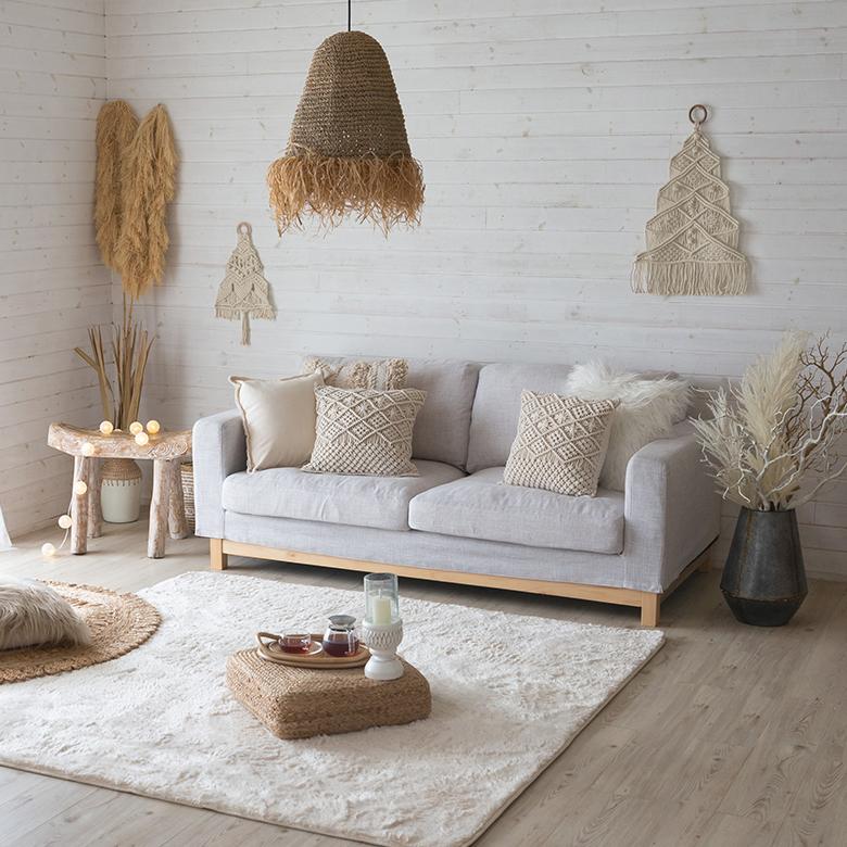 メール便対応 タペストリー マクラメ ロープ クリスマス ツリー インテリア 壁飾り ウォール デコレーション おしゃれ 北欧 リゾート ナチュラル 雑貨 34495 | ELEMENTS（インテリア） | 04