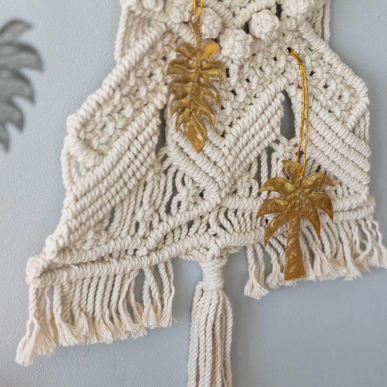 メール便対応 タペストリー マクラメ ロープ クリスマス ツリー インテリア 壁飾り ウォール デコレーション おしゃれ 北欧 リゾート ナチュラル 雑貨 34495 | ELEMENTS（インテリア） | 05