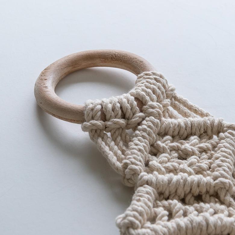 メール便対応 タペストリー マクラメ ロープ クリスマス ツリー インテリア 壁飾り ウォール デコレーション おしゃれ 北欧 リゾート ナチュラル 雑貨 34495 | ELEMENTS（インテリア） | 09