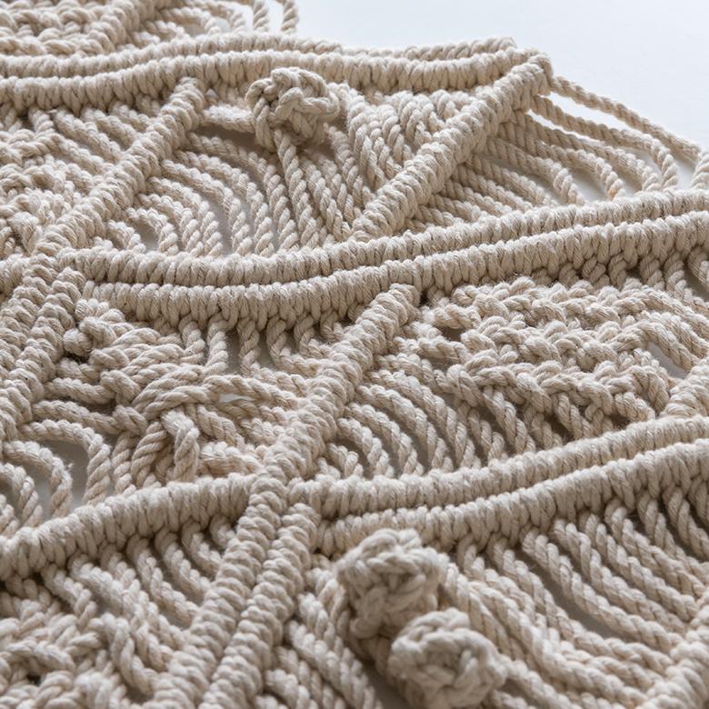 メール便対応 タペストリー マクラメ ロープ クリスマス ツリー インテリア 壁飾り ウォール デコレーション おしゃれ 北欧 リゾート ナチュラル 雑貨 34496 | ELEMENTS（インテリア） | 07