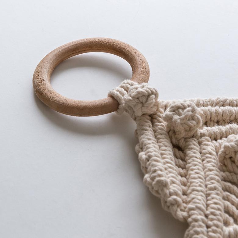 メール便対応 タペストリー マクラメ ロープ クリスマス ツリー インテリア 壁飾り ウォール デコレーション おしゃれ 北欧 リゾート ナチュラル 雑貨 34496 | ELEMENTS（インテリア） | 09