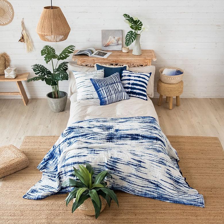 ストライプ ソファーカバー ベッド用 こたつ 縞模様 北欧 おしゃれ