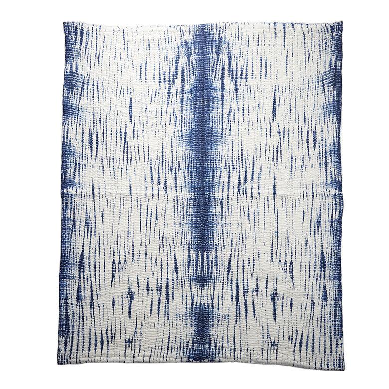 マルチカバー ソファー カバー キルト ベッド こたつ タイダイ 200×250 cm 正方形 洗える 夏 春 青 波 海 コットン 綿 ソファ おしゃれ インテリア 北欧 34501 | ELEMENTS（インテリア） | 20