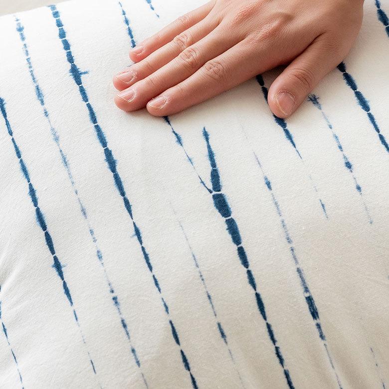 メール便対応 クッションカバー クッション カバー タイダイ 45×45 cm 正方形 洗える 夏 春 青 波 海 コットン 綿 ソファ おしゃれ インテリア 北欧 34504 | ブランド登録なし | 04