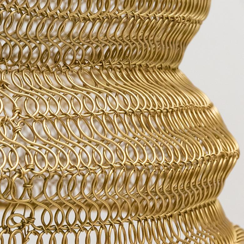 ペンダント ランプ ワイヤー メッシュ シェード 照明  ライト アイアン 1灯 口金E26 LED対応 天井 照明器具 吊り下げ おしゃれ 海外 インテリア 北欧 34506 | ELEMENTS（インテリア） | 05