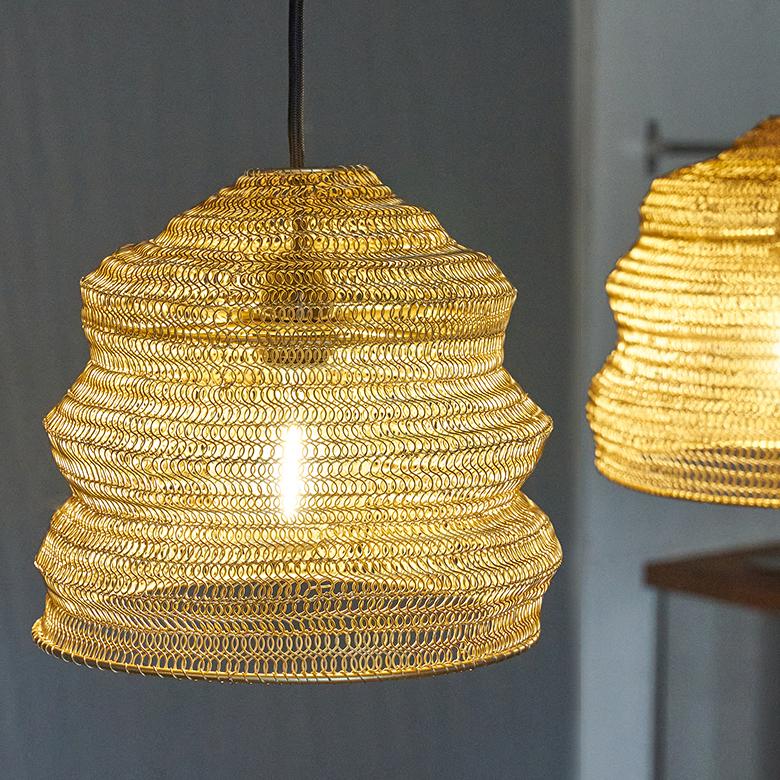 ペンダント ランプ ワイヤー メッシュ シェード 照明  ライト アイアン 1灯 口金E26 LED対応 天井 照明器具 吊り下げ おしゃれ 海外 インテリア 北欧 34506 | ELEMENTS（インテリア） | 11