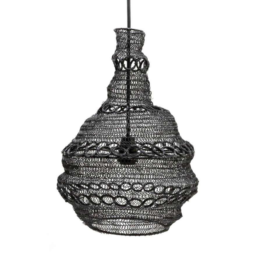 アイアン 照明 シェードランプ 編み込み ウッド モダン 50S 【公式通販】