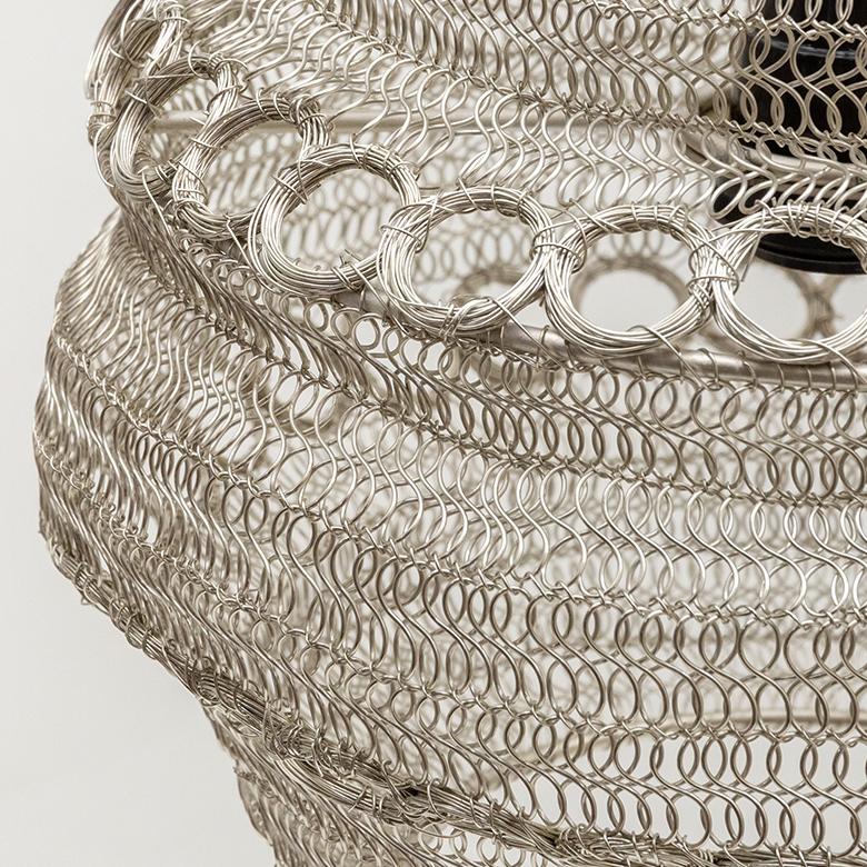 ペンダント ランプ ワイヤー メッシュ シェード 照明  ライト アイアン 1灯 口金E26 LED対応 天井 照明器具 吊り下げ おしゃれ 海外 インテリア 北欧 34507 | ELEMENTS（インテリア） | 06