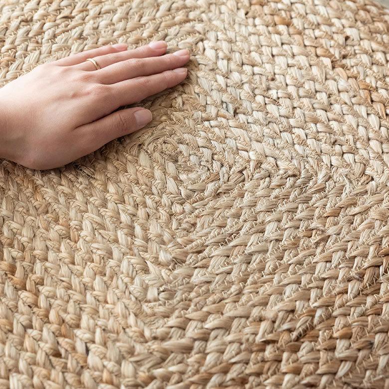 フロアクッション 座布団 ジュート 正方形 フロア フロアー  クッション スツール あぐら スクエア 四角 硬め 厚手 北欧 おしゃれ リゾート インテリア 34508 | ELEMENTS（インテリア） | 09