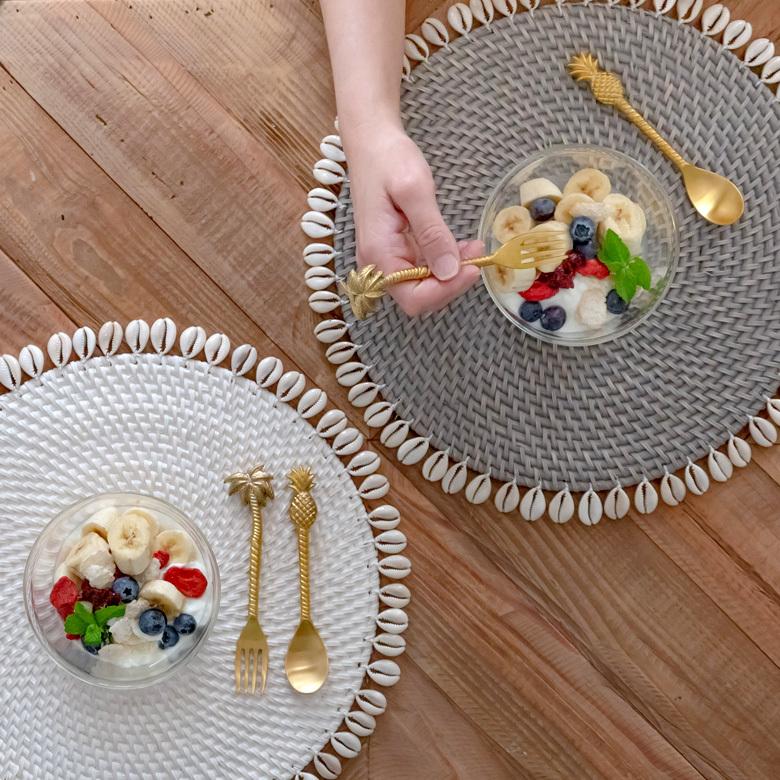 フォーク 真鍮 カトラリー パイナップル マット ゴールド アンティーク風 ケーキフォーク フルーツ デザート 南国 リゾート おしゃれ 西海岸風 雑貨 34512 | ELEMENTS（インテリア） | 19