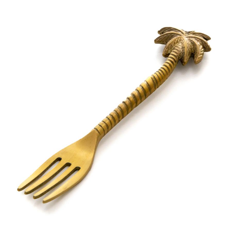 フォーク 真鍮 カトラリー パイナップル マット ゴールド アンティーク風 ケーキフォーク フルーツ デザート 南国 リゾート おしゃれ 西海岸風 雑貨 34512 | ELEMENTS（インテリア） | 20