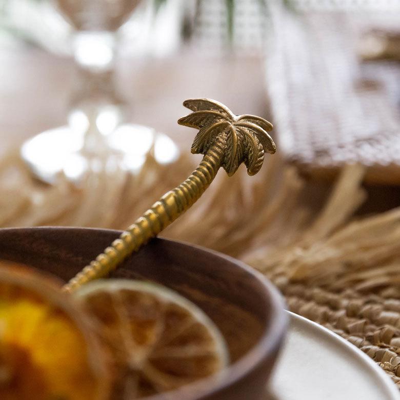 フォーク 真鍮 カトラリー パイナップル マット ゴールド アンティーク風 ケーキフォーク フルーツ デザート 南国 リゾート おしゃれ 西海岸風 雑貨 34512 | ELEMENTS（インテリア） | 05