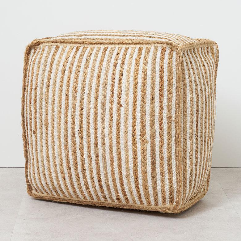 プフ スツール  オットマン プーフ フロア ジュート 椅子 いす ソファ  ソファー  フット 足置き  家具 おしゃれ モロッコ インテリア BOHO 西海岸 34515 | ELEMENTS（インテリア） | 18