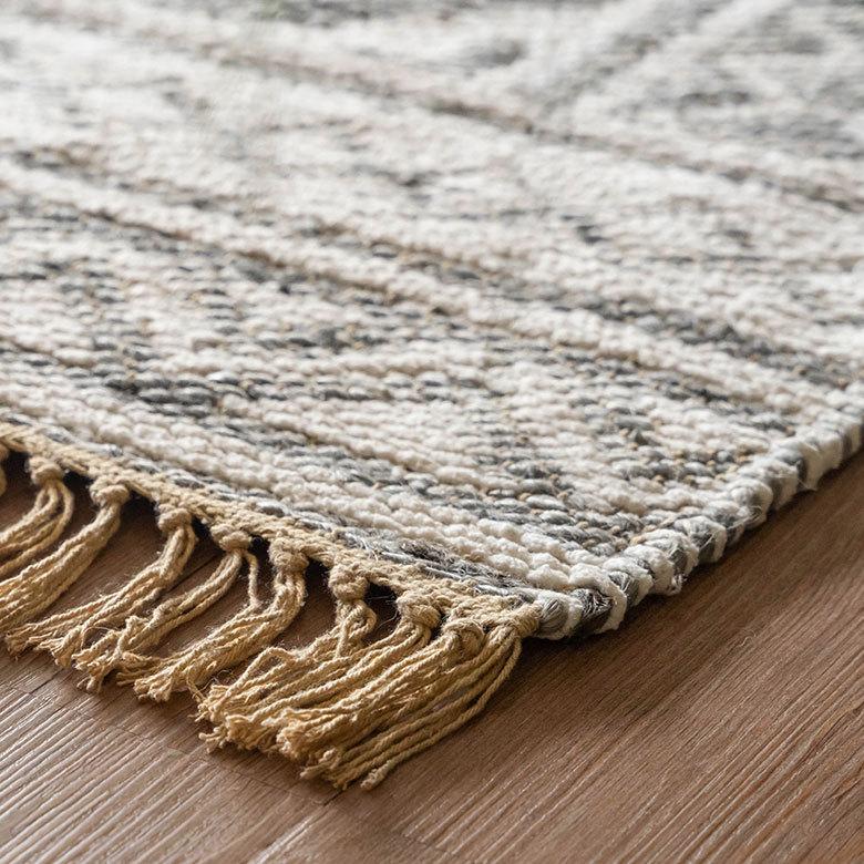 ラグ マット ジュート 麻 綿 コットン シェニール フリンジ カーペット 絨毯 室内 オールシーズン リバーシブル おしゃれ インテリア BOHO 北欧 西海岸 34517 | ELEMENTS（インテリア） | 17