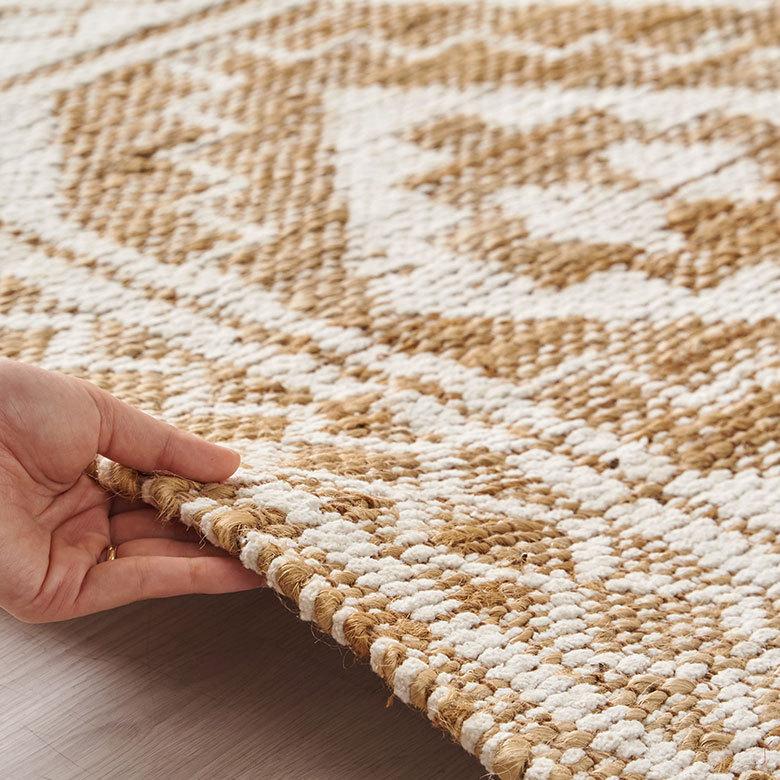 ラグ マット ジュート 麻 綿 コットン シェニール フリンジ カーペット 絨毯 室内 オールシーズン リバーシブル おしゃれ インテリア BOHO 北欧 西海岸 34517 | ELEMENTS（インテリア） | 18