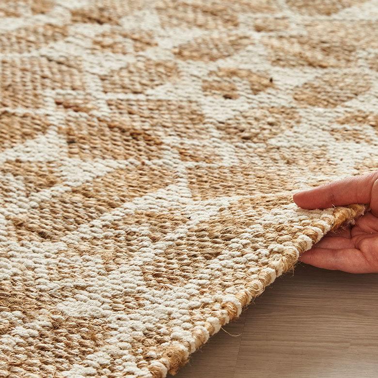 ラグ マット ジュート 麻 綿 コットン シェニール フリンジ カーペット 絨毯 室内 オールシーズン リバーシブル おしゃれ インテリア BOHO 北欧 西海岸 34519 | ELEMENTS（インテリア） | 19