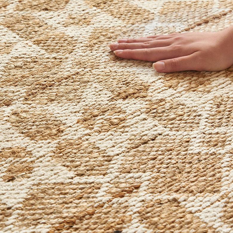 ラグ マット ジュート 麻 綿 コットン シェニール フリンジ カーペット 絨毯 室内 オールシーズン リバーシブル おしゃれ インテリア BOHO 北欧 西海岸 34519 | ELEMENTS（インテリア） | 10