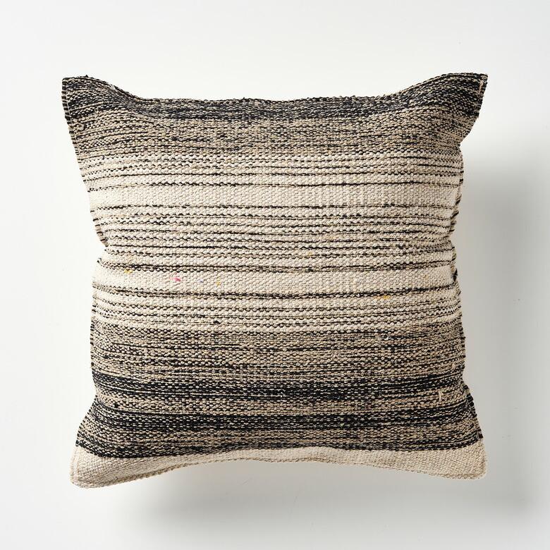 クッション カバー モノトーン ボーダー ストライプ 約 45×45cm  ソファ ベッド アウトドア リビング 寝室 ソファ 北欧 西海岸 ビーチ 韓国 ボーホー 34520 | ブランド登録なし | 12
