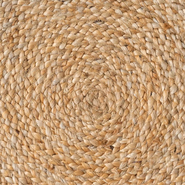 ラグ カーペット ジュート 幅90cm 90×90 円形 丸 マット インド製 麻 ライン オールシーズン 春 夏 秋 冬 ナチュラル おしゃれ 北欧  インテリア 西海岸 34530 | ELEMENTS（インテリア） | 20