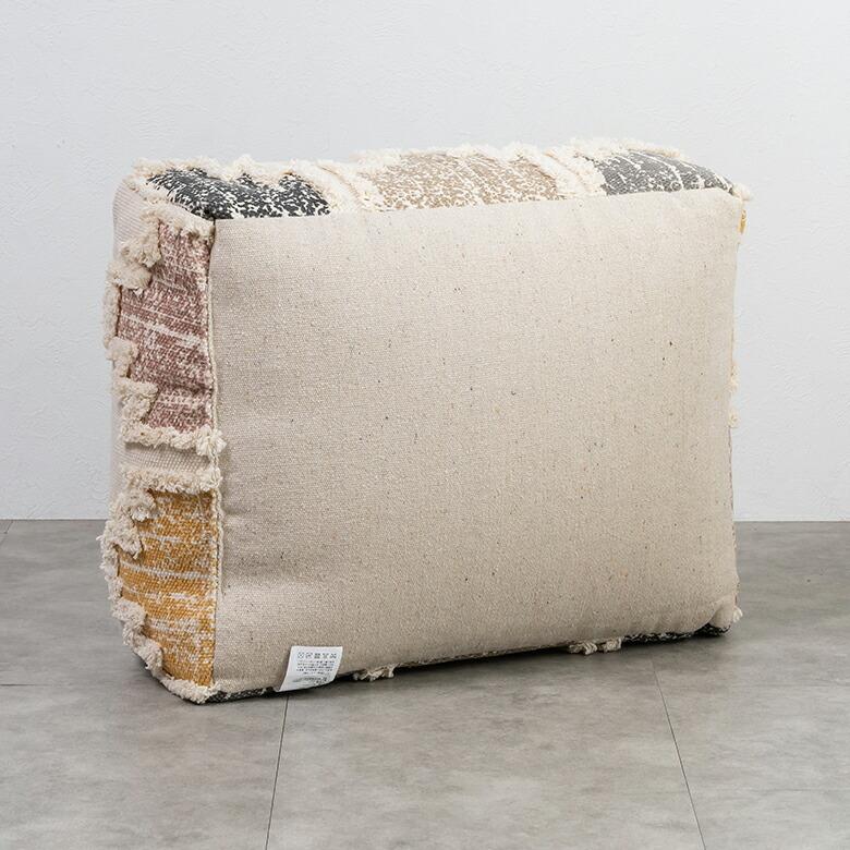 プフ raha ラーハ クッション オットマン スツール 低め キリム柄 インド製 テーブル フットレスト  ソファ 1P 一人 掛け 1人 おしゃれ 北欧 ヴィンテージ 34540 | ELEMENTS（インテリア） | 16