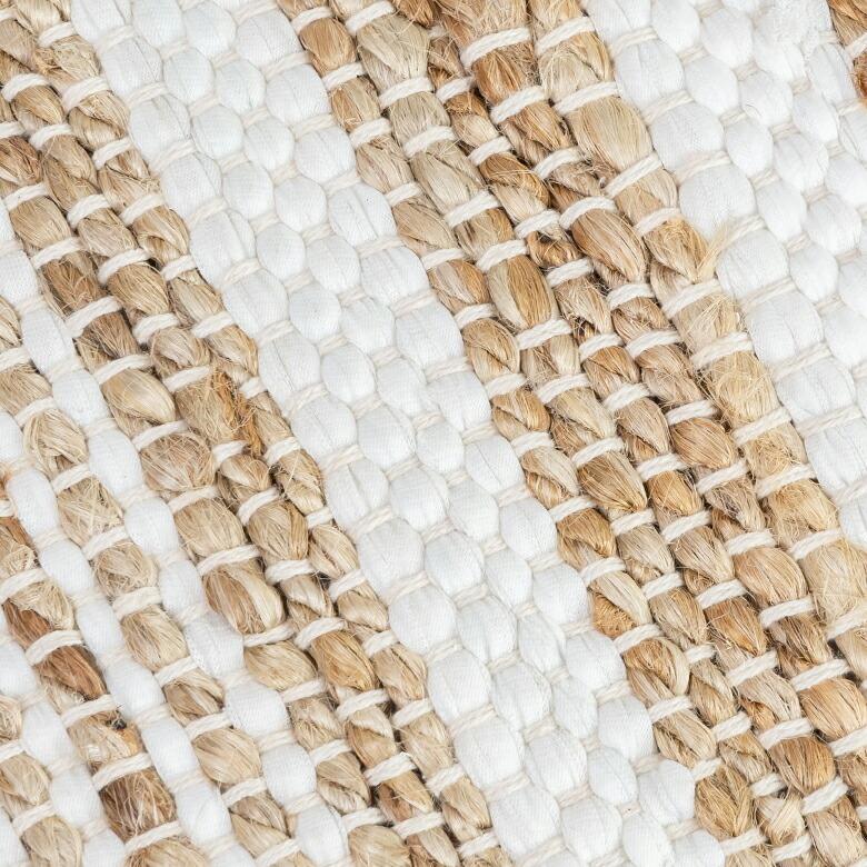 プフ raha ラーハ クッション オットマン スツール  コットン ジュート インド製 アクセント 足置き ソファ 1P 一人 掛け 1人 おしゃれ 北欧 ナチュラル 34541 | ELEMENTS（インテリア） | 02