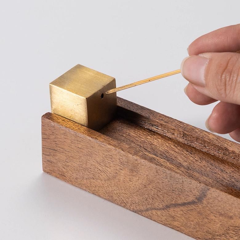 お香 立て 皿 アカシア ウッド 木製 真鍮 インド 製 スタンド インセンス ホルダー 受け皿 トレイ オブジェ おしゃれ エスニック BOHO 雑貨 韓国 西海岸 34543 | ブランド登録なし | 16