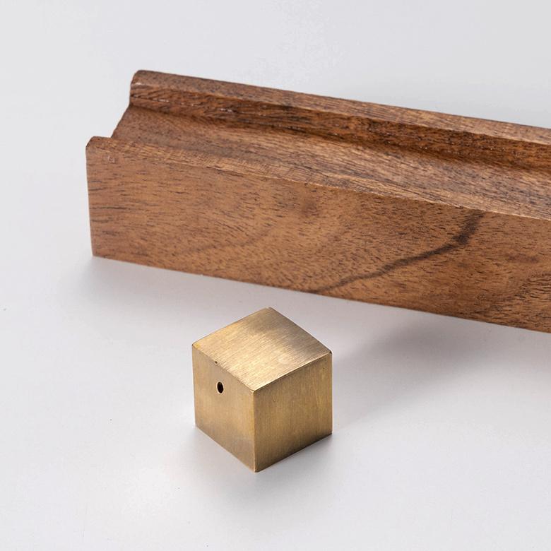 お香 立て 皿 アカシア ウッド 木製 真鍮 インド 製 スタンド インセンス ホルダー 受け皿 トレイ オブジェ おしゃれ エスニック BOHO 雑貨 韓国 西海岸 34543 | ブランド登録なし | 17