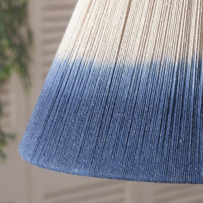 ランプ シェード ペンダント ランプ 円錐 マクラメ コットン グラデーション 天井 照明 60W LED対応 吊り下げ シーリング おしゃれ 北欧 西海岸 リゾート 34547 | ELEMENTS（インテリア） | 10