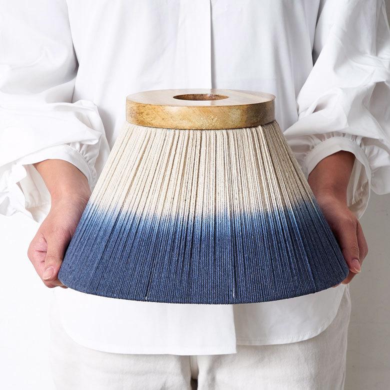 ランプ シェード ペンダント ランプ 円錐 マクラメ コットン グラデーション 天井 照明 60W LED対応 吊り下げ シーリング おしゃれ 北欧 西海岸 リゾート 34547 | ELEMENTS（インテリア） | 08