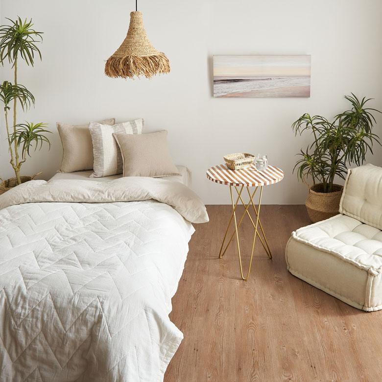 サイドテーブル 円形 ラウンド マットゴールドクロス脚 ボーダー ソファー プランター フラワースタンド 室内 屋内 おしゃれ  北欧 モダン 西海岸 34548 | ELEMENTS（インテリア） | 07