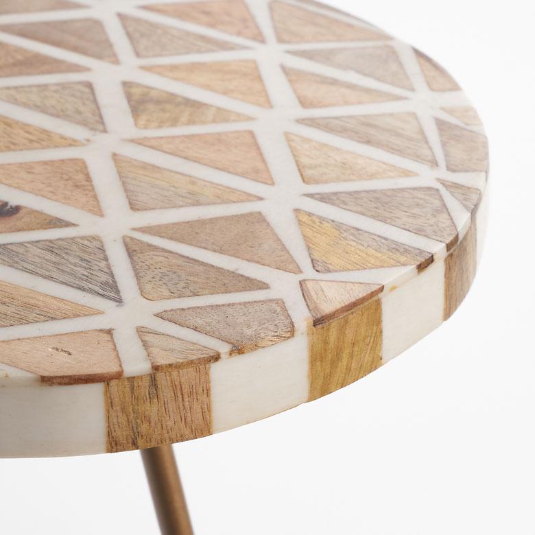 サイドテーブル 円形 ラウンド マットゴールド ジオメトリック ソファー プランター フラワースタンド 室内 屋内 おしゃれ おしゃれ モダン 西海岸 34549 | ELEMENTS（インテリア） | 15