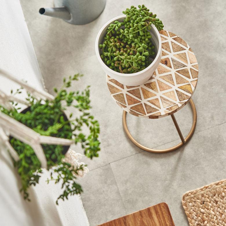 サイドテーブル 円形 ラウンド マットゴールド ジオメトリック ソファー プランター フラワースタンド 室内 屋内 おしゃれ おしゃれ モダン 西海岸 34549 | ELEMENTS（インテリア） | 03