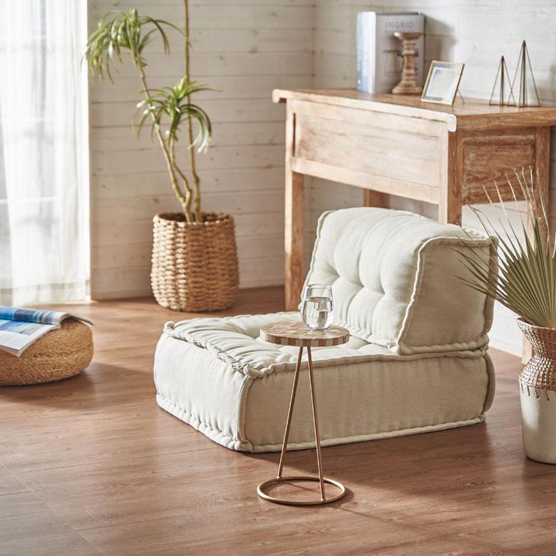 サイドテーブル 円形 ラウンド マットゴールド ジオメトリック ソファー プランター フラワースタンド 室内 屋内 おしゃれ おしゃれ モダン 西海岸 34549 | ELEMENTS（インテリア） | 06