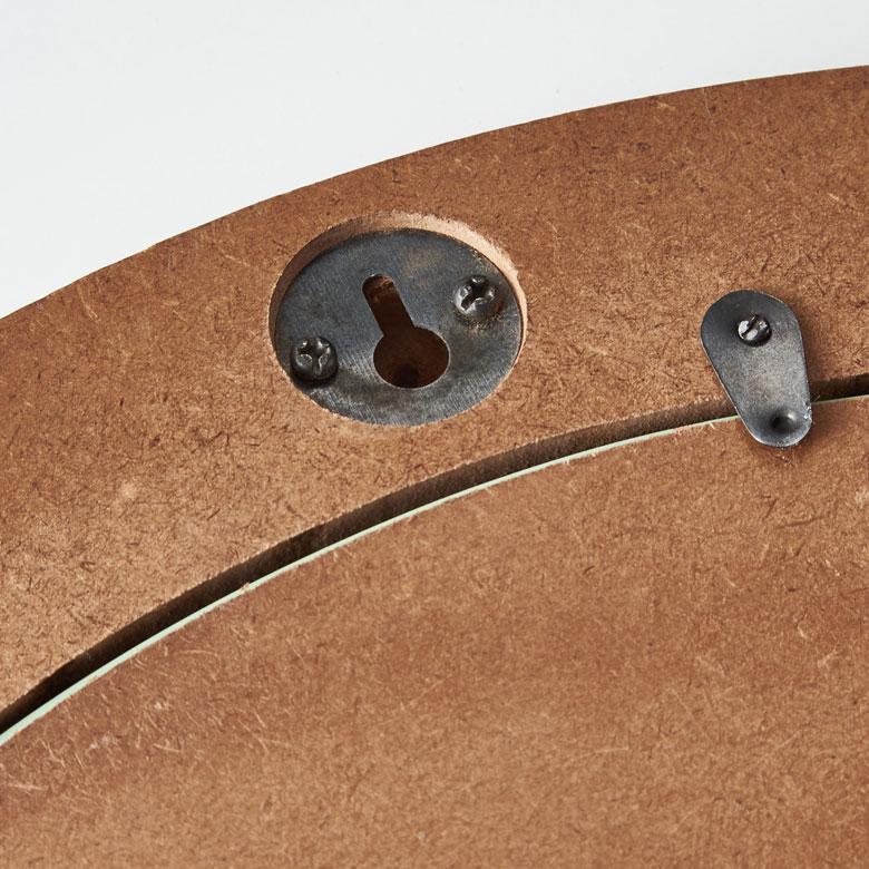 鏡 壁掛けミラー 円形 丸型 モロッカン柄 かがみ ウォール 化粧鏡 立て掛け鏡 リビング 寝室 玄関 トイレ  おしゃれ モロッカン 西海岸 34551 | ELEMENTS（インテリア） | 09