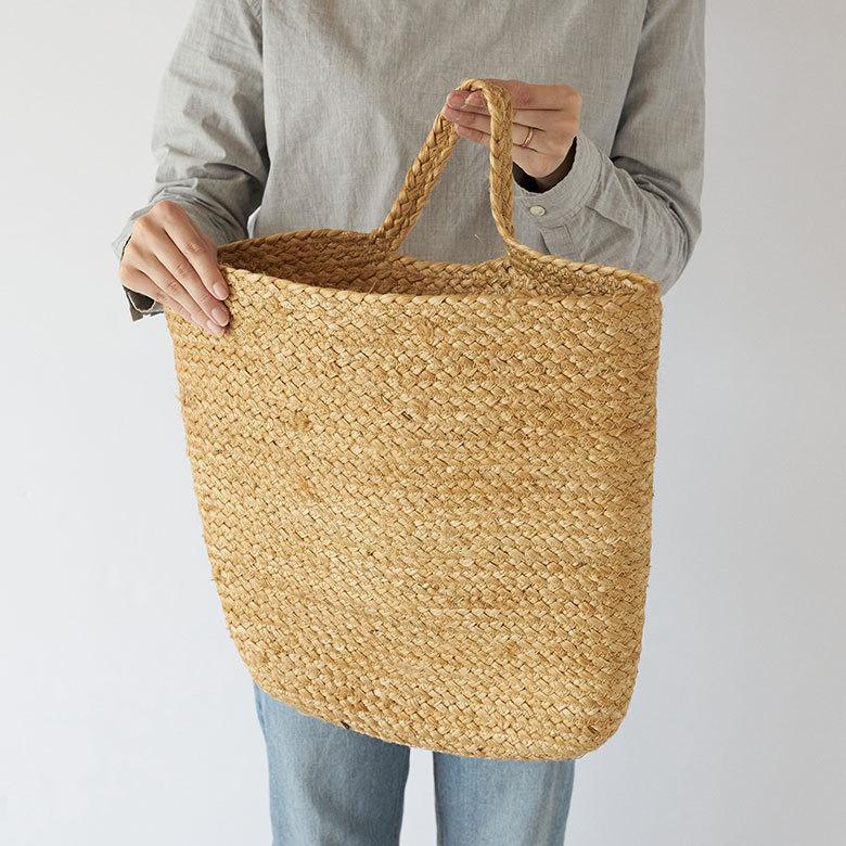 バスケット 吊り下げ かご カゴ ジュート 麻 円形 Mサイズ 収納 ハンギング 壁掛け プランター キッチン トイレ インテリア おしゃれ 北欧 西海岸 雑貨 34565 | ELEMENTS（インテリア） | 16