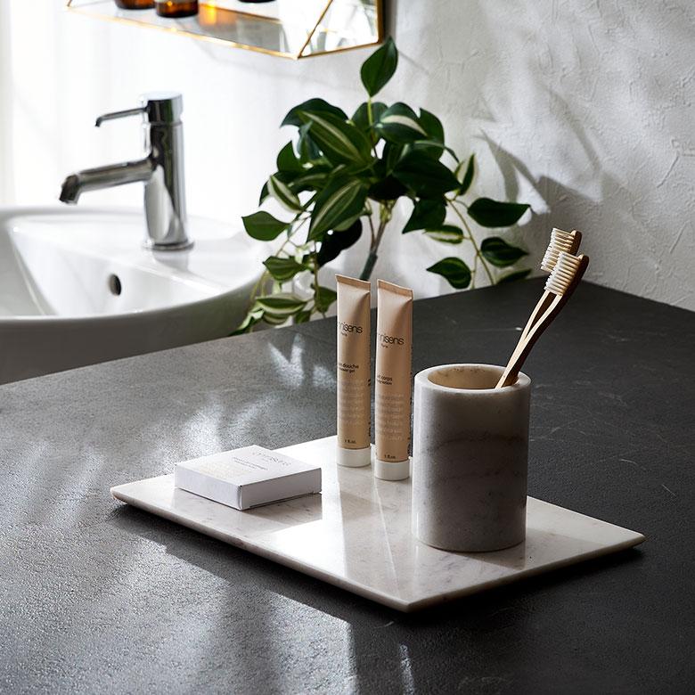 ELEMENTS（インテリア） 大理石 トレー プレート トレイ