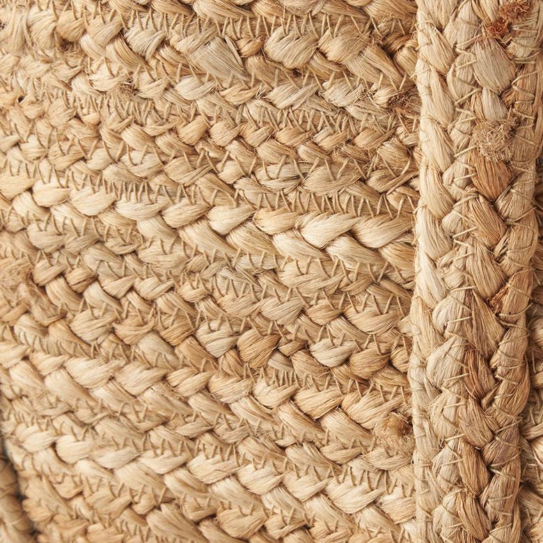 かご バスケット 持ち手 付き ジュート 麻 Mサイズ ナチュラル 収納 折りたたみ 可 荷物 入れ 衣類 おもちゃ ランドリー おしゃれ 北欧 西海岸風 雑貨 34581 | ELEMENTS（インテリア） | 02