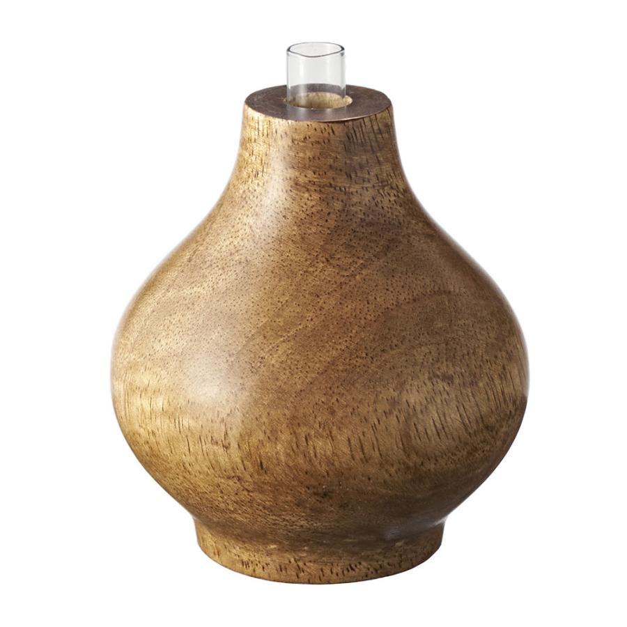 一輪挿し フラワーベース マンゴー ウッド 天然 木 製 ガラス 花瓶 約 W 9cm D 9cm H 9cm 花器 生 花 入れ オブジェ 卓上 北欧 おしゃれ 雑貨 西海岸 34584 | ブランド登録なし | 19